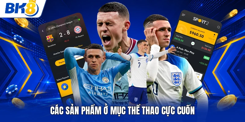 Các sản phẩm ở mục thể thao cực cuốn